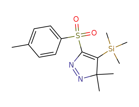 3,3-dimethyl-4-(p-tolylsulfonyl)-5-(trimethylsilyl)-3H-pyrazole
