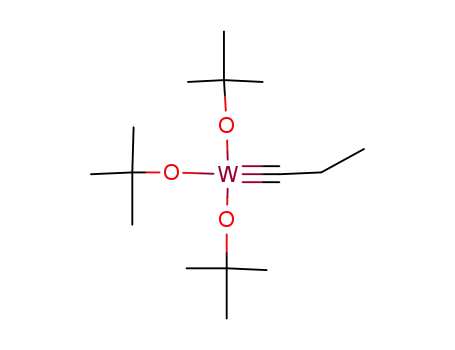 Molecular Structure of 82228-88-4 (W(CEt)(OCMe<sub>3</sub>)3)