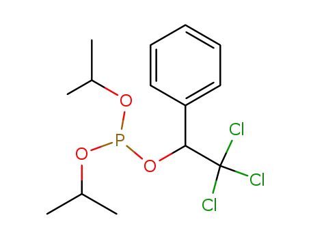 Phosphorous acid diisopropyl ester 2,2,2-trichloro-1-phenyl-ethyl ester