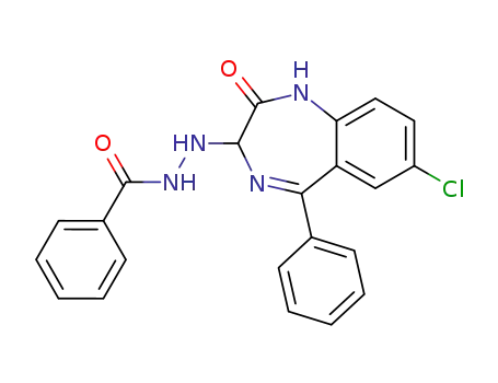 2-(7-클로로-2-옥소-5-페닐-2,3-디하이드로-1H-1,4-벤조디아제핀-3-일)벤조산의 히드라지드