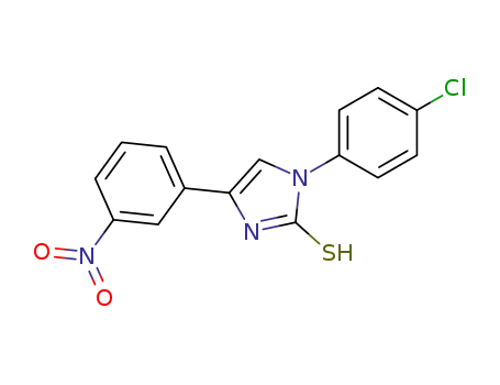 2H-Imidazole-2-thione, 1-(4-chlorophenyl)-1,3-dihydro-4-(3-nitrophenyl)-