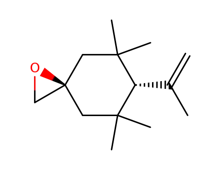 1-Oxaspiro[2.5]octane, 5,5,7,7-tetramethyl-6-(1-methylethenyl)-, trans-