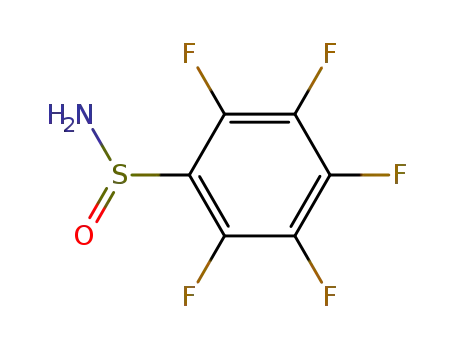 Molecular Structure of 54556-76-2 (pentafluorobenzenesulfinamide)