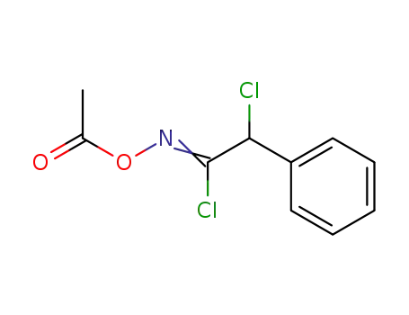chlorure de l'acide N-acetoxy chloro-2 phenyl-2 acetohydroximique