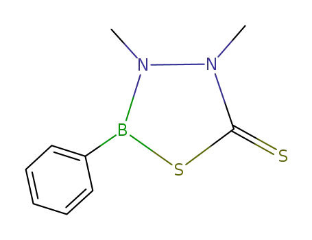 1,3,4,2-Thiadiazaborolidine-5-thione, 3,4-dimethyl-2-phenyl-