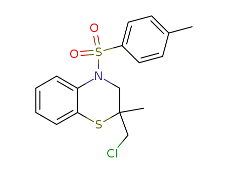 2H-1,4-Benzothiazine,
2-(chloromethyl)-3,4-dihydro-2-methyl-4-[(4-methylphenyl)sulfonyl]-