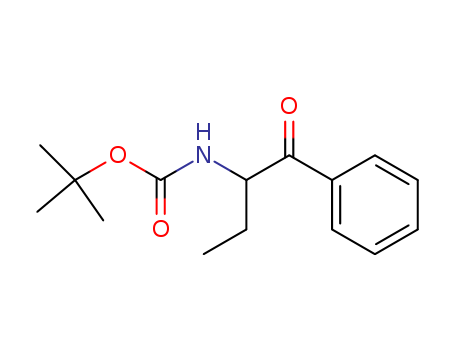 (1-Benzoyl-propyl)-carbamic acid tert-butyl ester