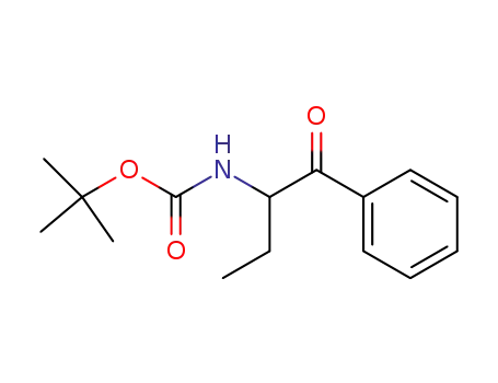 Molecular Structure of 138371-46-7 ((1-BENZOYL-PROPYL)-CARBAMIC ACID TERT-BUTYL ESTER)