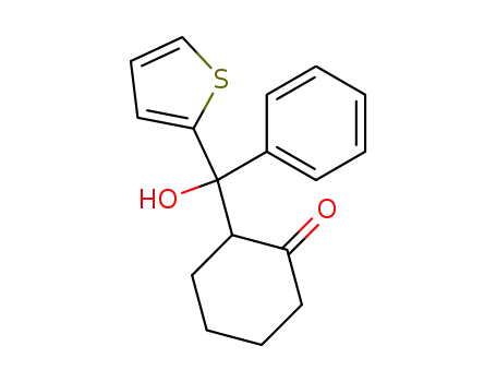 시클로헥사논, 2-(히드록시페닐-2-티에닐메틸)-