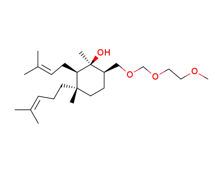 (1R*,2R*,3S*,6R*)-6-<<(2-methoxyethoxy)methoxy>methyl>-1,3-dimethyl-2-(3-methylbut-2-enyl)-3-(4-methylpent-3-enyl)cyclohexanol