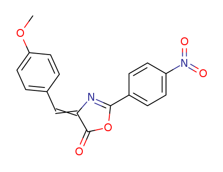 5(4H)-Oxazolone, 4-[(4-methoxyphenyl)methylene]-2-(4-nitrophenyl)-