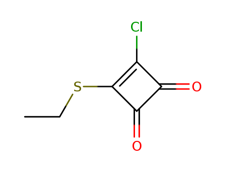 3-Cyclobutene-1,2-dione, 3-chloro-4-(ethylthio)-