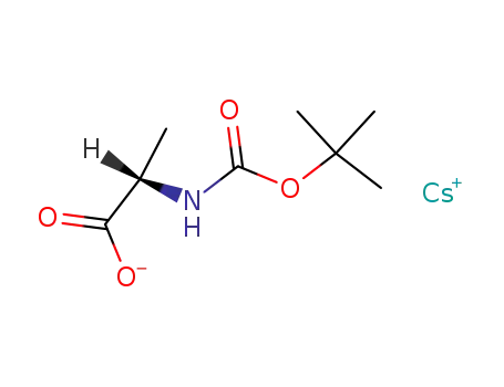 N-(tert-butoxycarbonyl)-(S)-alanine cesium salt