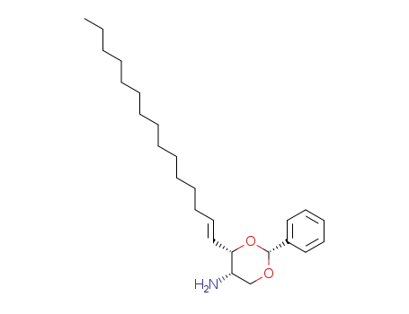 (2S,3S,4E)-1,3-O-benzylidene-2-amino-4-octadecene-1,3-diol