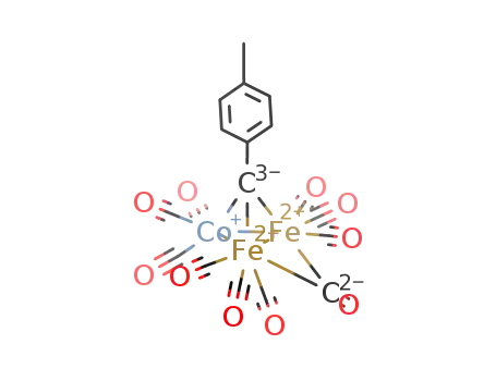 [CoFe<sub>2</sub>(CC<sub>6</sub>H<sub>4</sub>CH<sub>3</sub>)(CO)10]
