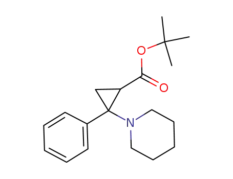 2-phenyl-2-piperidin-1-yl-cyclopropanecarboxylic acid tert-butyl ester