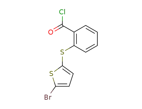 2-(5-bromo-2-thienylthio)benzoyl chloride
