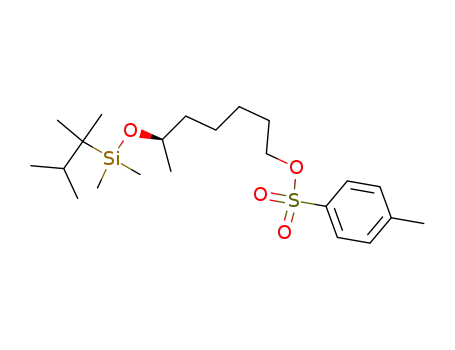 (-)-<(R)-6-<Dimethyl(1,1,2-trimethylpropyl)silyloxy>heptyl>-p-toluolsulfonat