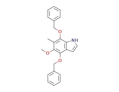 4,7-dibenzyloxy-5-methoxy-6-methylindole
