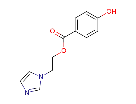 Benzoic acid, 4-hydroxy-, 2-(1H-imidazol-1-yl)ethyl ester