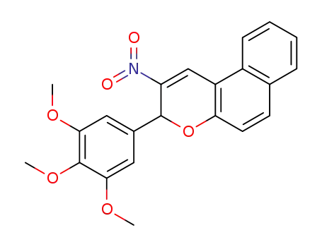 2-Nitro-3-(3,4,5-trimethoxy-phenyl)-3H-benzo[f]chromene