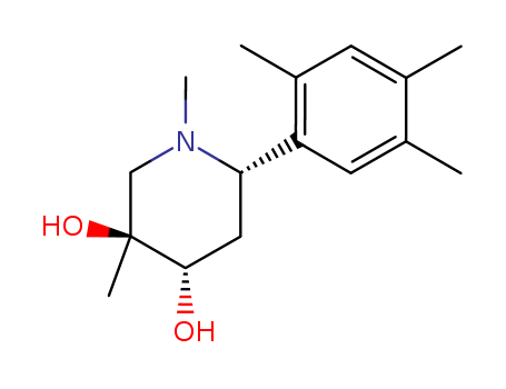 1,3-DIMETHYL-6-(2,4,5-TRIMETHYLPHENYL)PIPERIDINE-3,4-DIOLCAS
