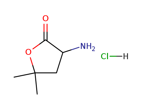2(3H)-Furanone,3-aminodihydro-5,5-dimethyl-, hydrochloride (1:1)