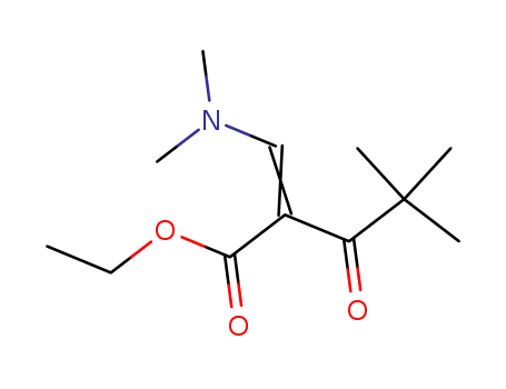 Pentanoic acid, 2-[(dimethylamino)methylene]-4,4-dimethyl-3-oxo-,
ethyl ester