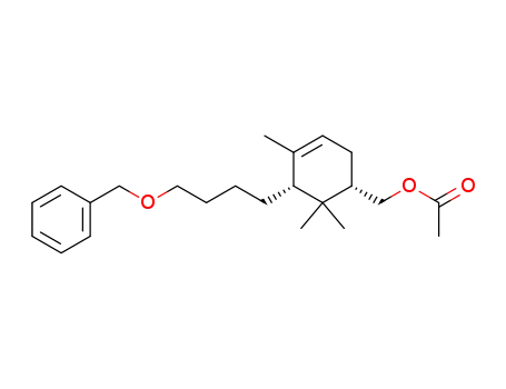 6α-(4-Benzyloxybutyl)-4α-acetoxymethyl-1,5,5-trimethylcyclohexene