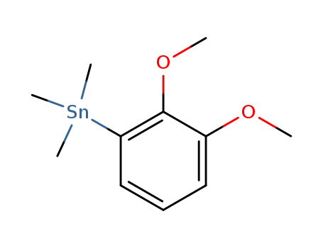 Molecular Structure of 134952-94-6 ((2,3-dimethoxyphenyl)trimethylstannane)