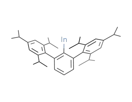 2,6-(2,4,6-i-Pr<sub>3</sub>C<sub>6</sub>H<sub>2</sub>)2C<sub>6</sub>H<sub>3</sub>In