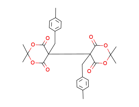 2,2,2',2'-Tetramethyl-5,5'-bis-(4-methyl-benzyl)-[5,5']bi[[1,3]dioxanyl]-4,6,4',6'-tetraone