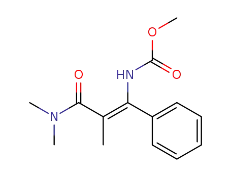((Z)-2-Dimethylcarbamoyl-1-phenyl-propenyl)-carbamic acid methyl ester