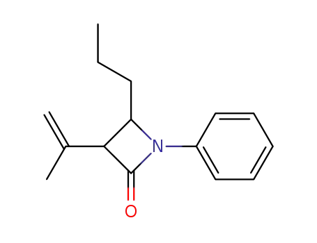 3-(1-methylvinyl)-1-phenyl-4-propylazetidin-2-one