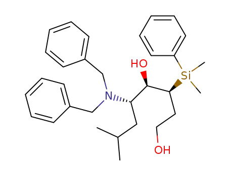 (3S,4R,5S)-5-dibenzylamino-3-dimethylphenylsilyl-7-methyl-1,4-octandiol