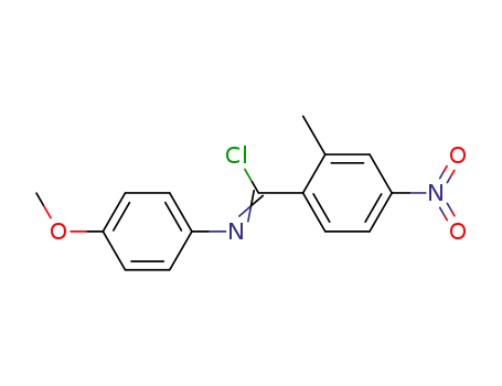 N-(4-Methoxy-phenyl)-2-methyl-4-nitro-benzimidoyl chloride