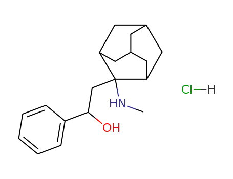 Molecular Structure of 108736-91-0 (2-[2-(methylamino)tricyclo[3.3.1.1~3,7~]dec-2-yl]-1-phenylethanol hydrochloride)