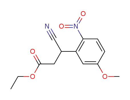 ethyl 3-cyano-3-(5-methoxy-2-nitrophenyl)propionate