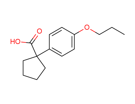 1-(4-propoxyphenyl)cyclopentanecarboxylic acid(SALTDATA: FREE)