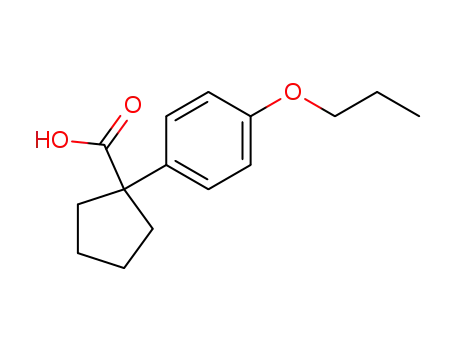 1-(4-Propoxyphenyl)cyclopentanecarboxylic acid