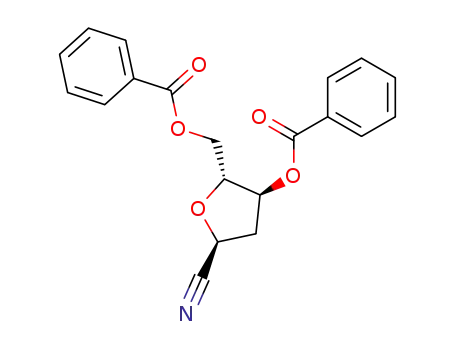 ((2R,3S,5S)-3-(Benzoyloxy)-5-cyanotetrahydrofuran-2-yl)methyl benzoate