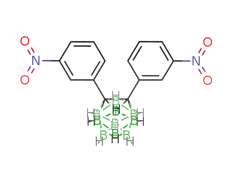 Molecular Structure of 78589-30-7 (1,2-bis(3-nitrophenyl)-1,2-dicarba-closo-dodecaborane)