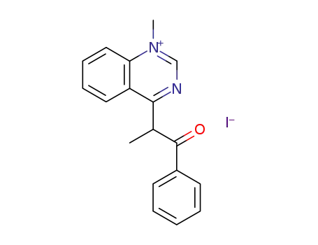 1-methyl-4-(α-methylphenacyl)quinazolinium iodide