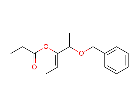 (Z)-3-propionyloxy-4-benzyloxy-2-pentene