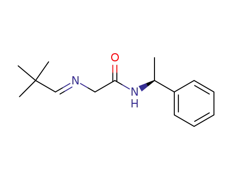 2-N-(2,2'-dimethylpropyliden)amino-N'-(α-phenylethyl)acetamide
