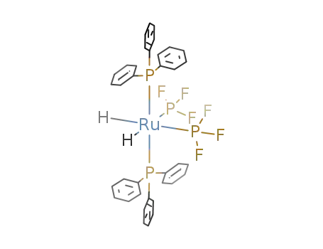 cis-[RuH<sub>2</sub>(trifluorophosphine)2(triphenylphosphine)2]
