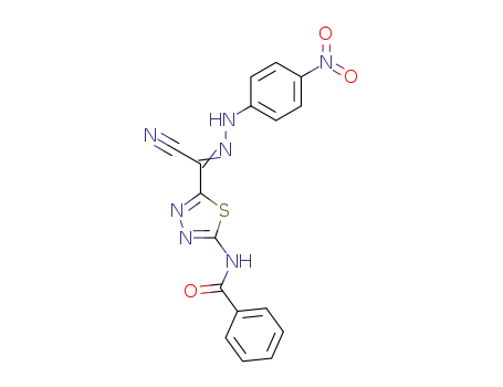 Benzamide,
N-[5-[cyano[(4-nitrophenyl)hydrazono]methyl]-1,3,4-thiadiazol-2-yl]-