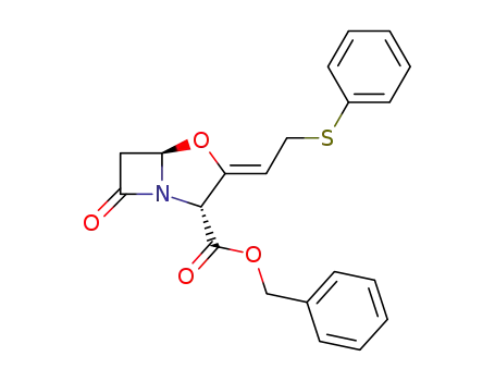 (2R,5R)-7-Oxo-3-[2-phenylsulfanyl-eth-(Z)-ylidene]-4-oxa-1-aza-bicyclo[3.2.0]heptane-2-carboxylic acid benzyl ester