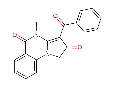 3-Benzoyl-4-methyl-4H-pyrrolo<1,2-a>chinazolin-2,5-dion