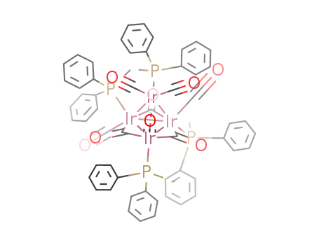 Ir<sub>4</sub>(CO)8(P(C<sub>6</sub>H<sub>5</sub>)2CH<sub>3</sub>)4